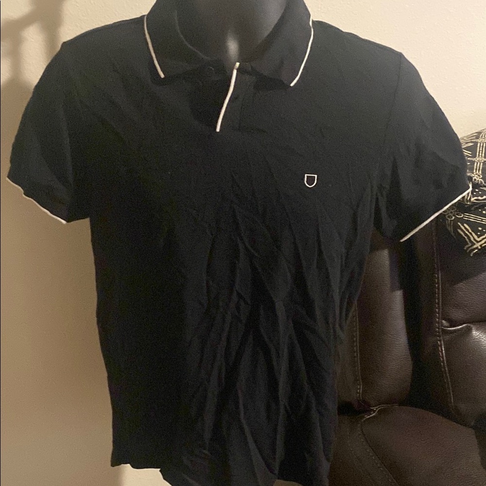 Men’s Brixton Black Polo Shirt; Small; Excellent condition